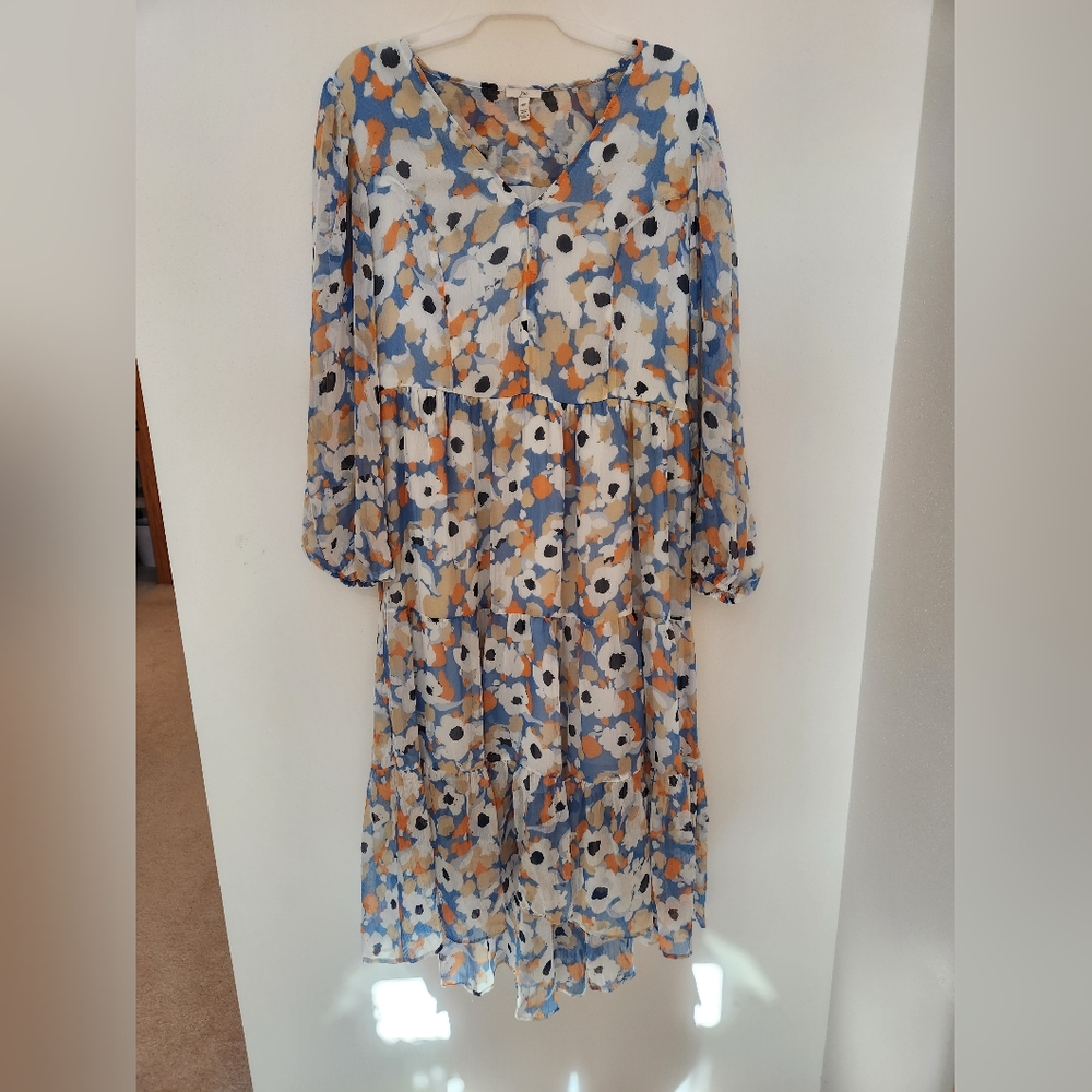 Joie Floral Print Maxi Dress